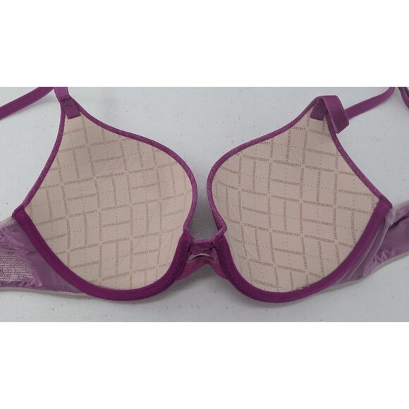 Victoria's Secret Bra 34B Violet Heather Padded Perfect Coverage - Picture 5 of 6